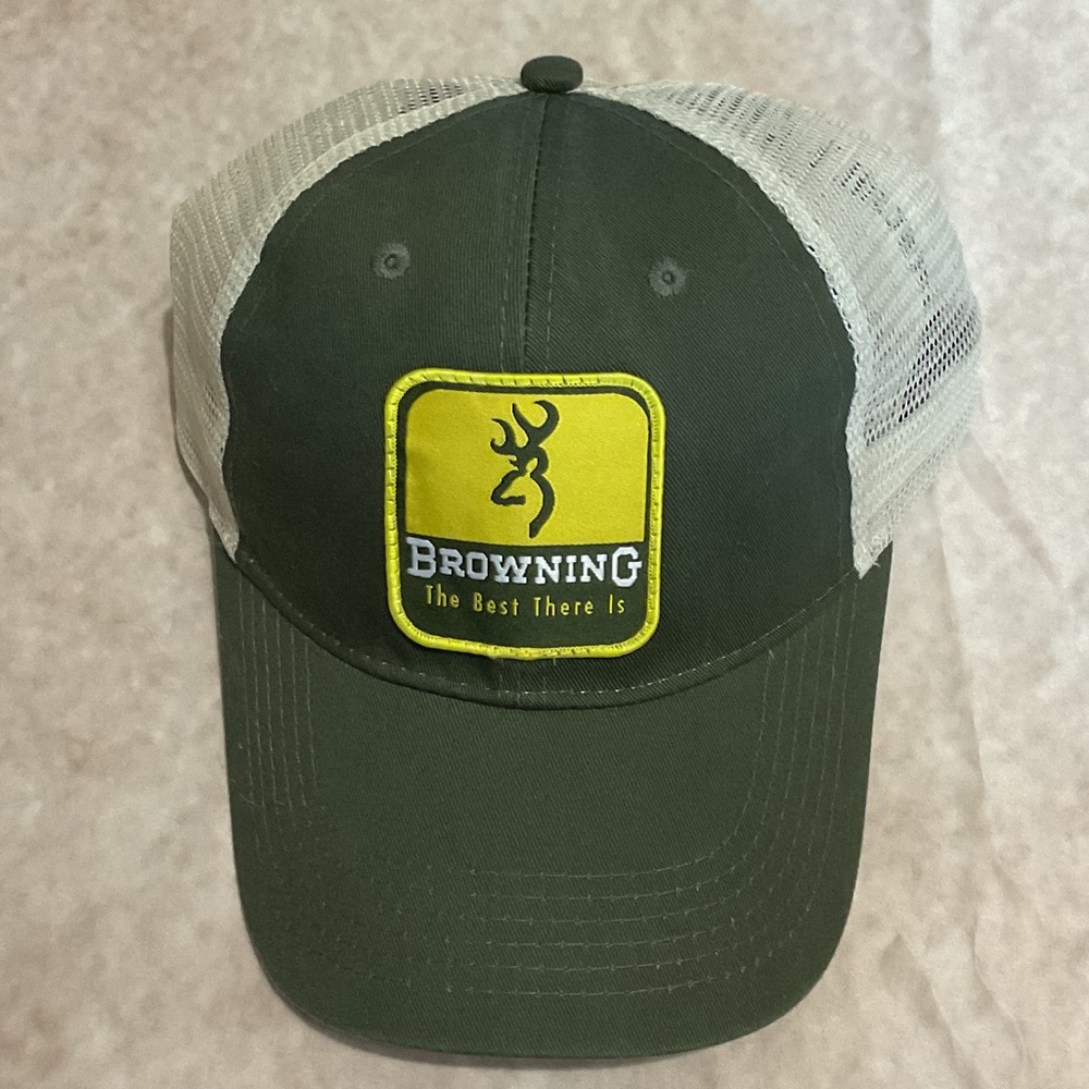 Browning Olive and Cream Mesh Cap
